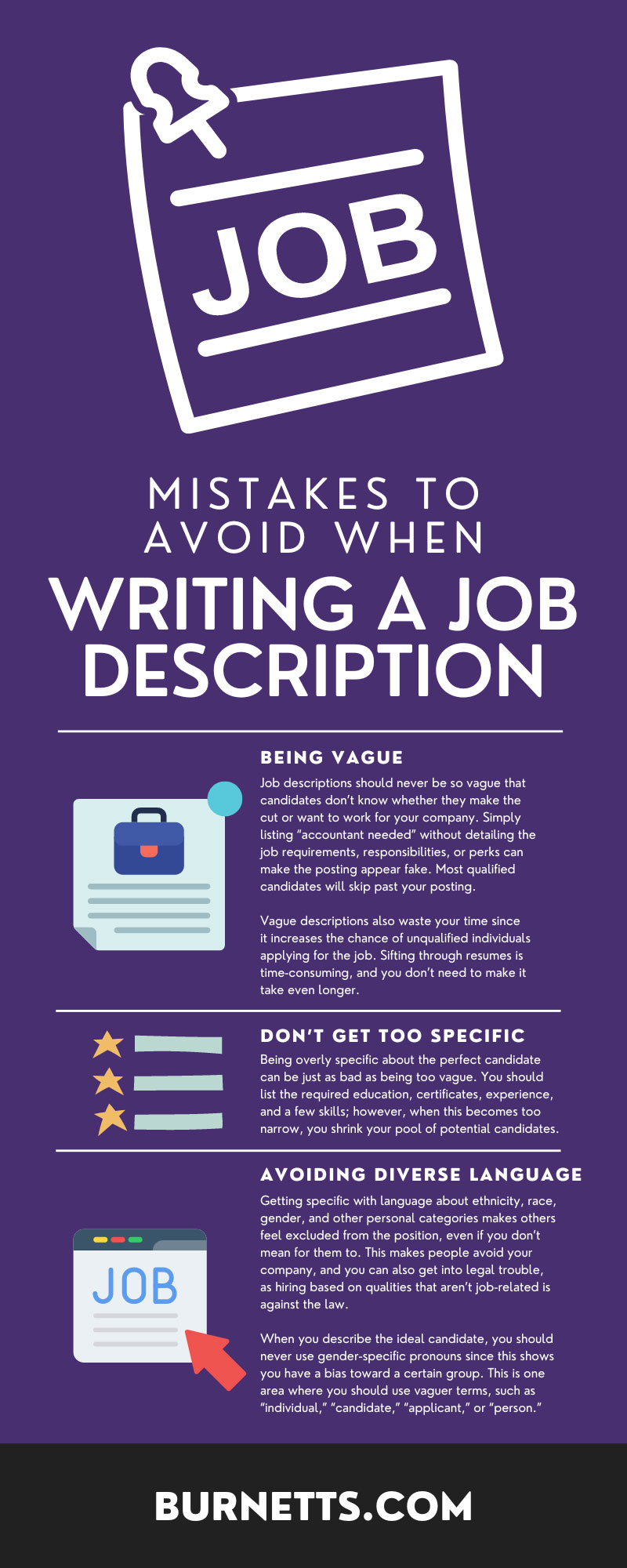 7 Mistakes To Avoid When Writing a Job Description