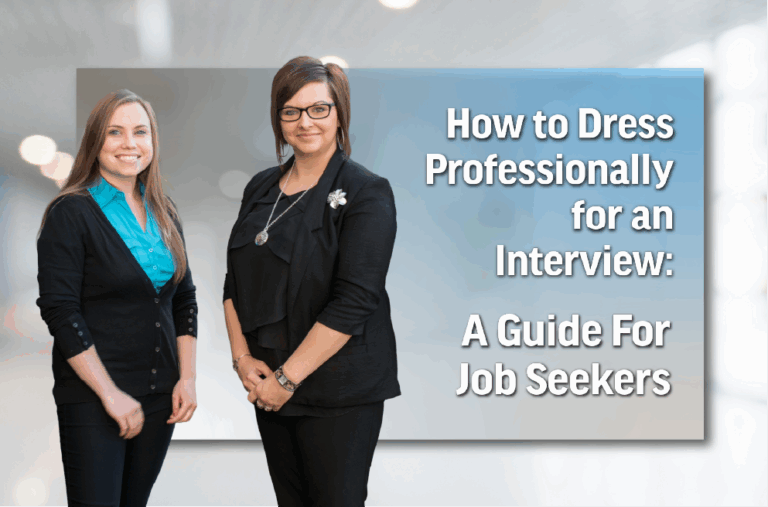 How to Dress Professionally for an Interview: A Guide for Job Seekers ...
